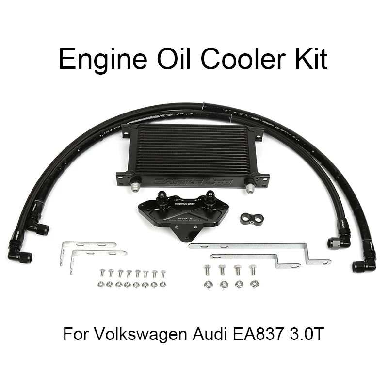 

Engine Oil Cooler Kit For VAG Volkswagen Audi EA837 S3 S4 S5 B8 Engine Oil Filter Sandwich Adapter For Oil Cooler BB-OCK-113