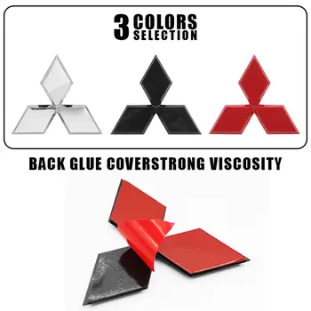 Emblém přední masky auta, emblém zadního kufru, nálepka na odznak pro Mitsubishi Pajero Outlander XL Montero Lancer Triton Galant Evo ASX Xpander 8 nejlepší prodej Znak Mitsubishi Montero - №3