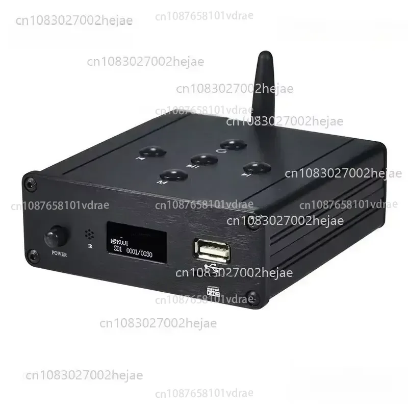 HD Lossless Music Player ES9038 Decoding Bluetooth 5.0 U Disk TF Card FM Radio HIFI Digital Turntable 2.1 Channel Output