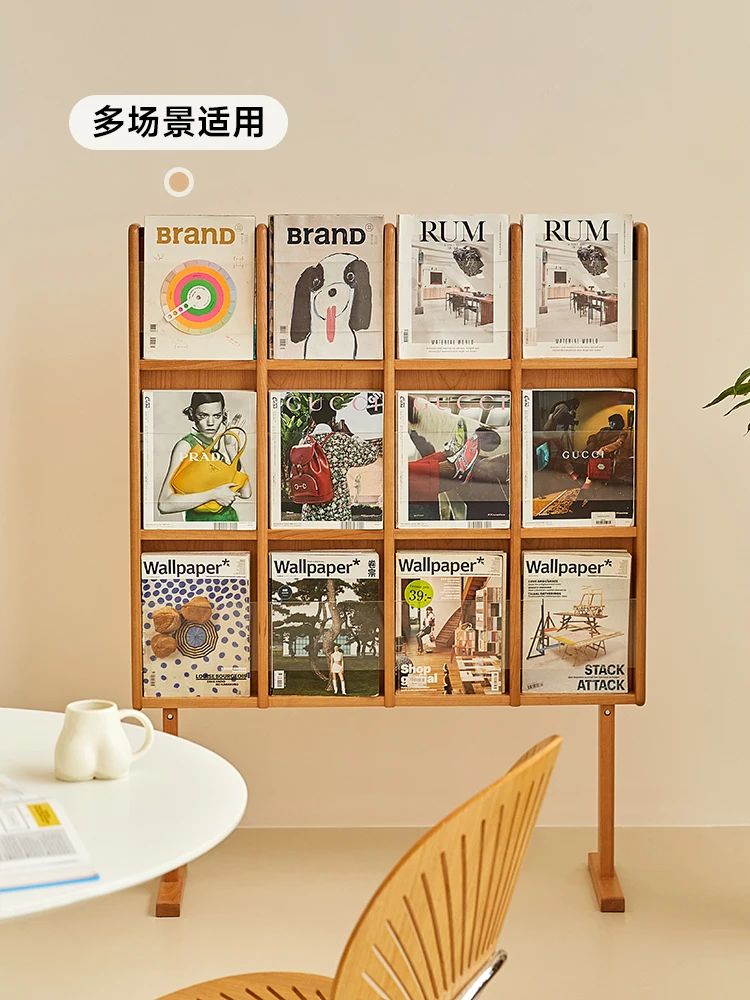 가구 책장 잡지 선반 장식용 책장 사진 촬영 공간 스튜디오 바닥 진열대 심플한 디자인