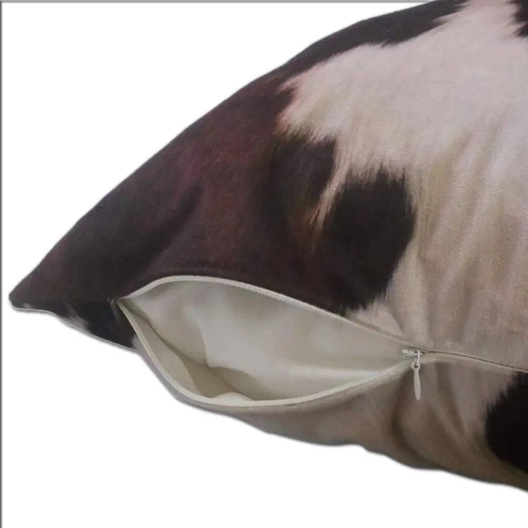 Cow Skin Decorative Pillowcases Cow Spots Pillow Case Home Decor Room Aesthetic Throw Pillow Cover for Bed Couch Sofa 18x18 Inch