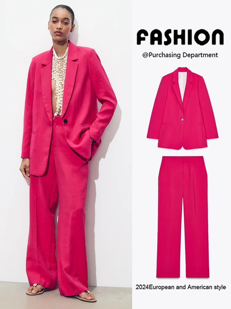 

Новинка: Женская верхняя одежда и длинные брюки для осеннего сезона, модный этнический стиль, сценический костюм ZA2025 8372468 630 8372568 630