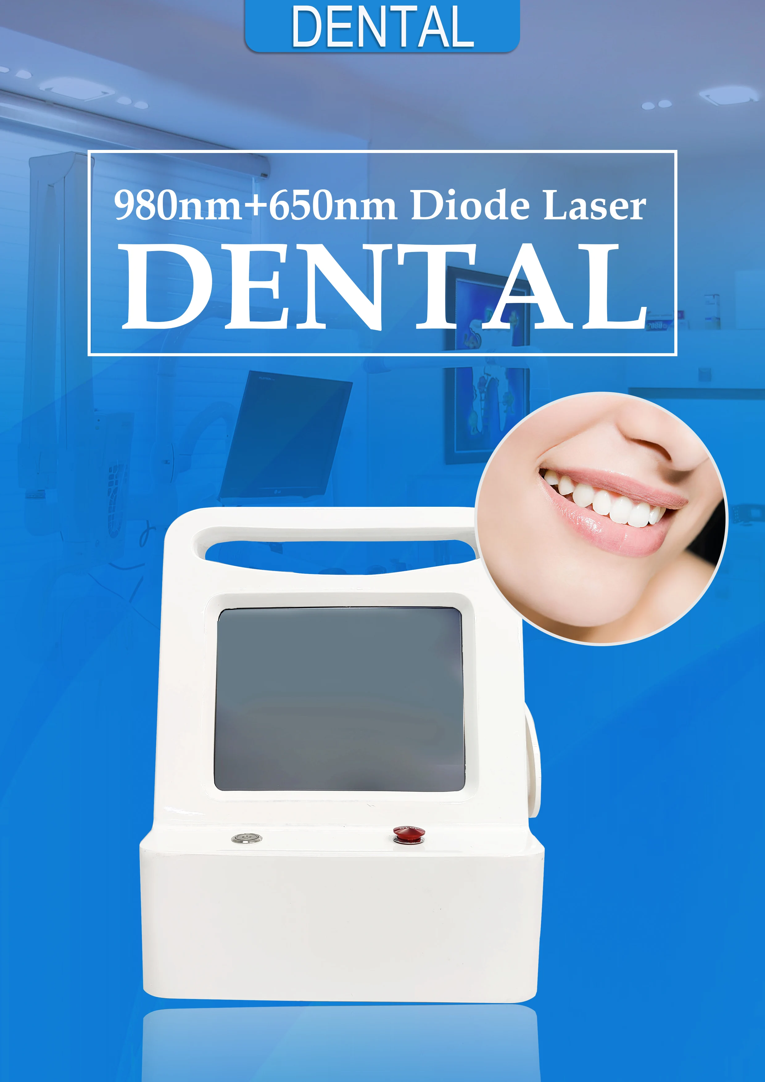 

New Arrival Dental Laser 980nm 30w Dental Hard Tissue Laser Whitening Machine Dental Soft Tissue Laser Hot sales