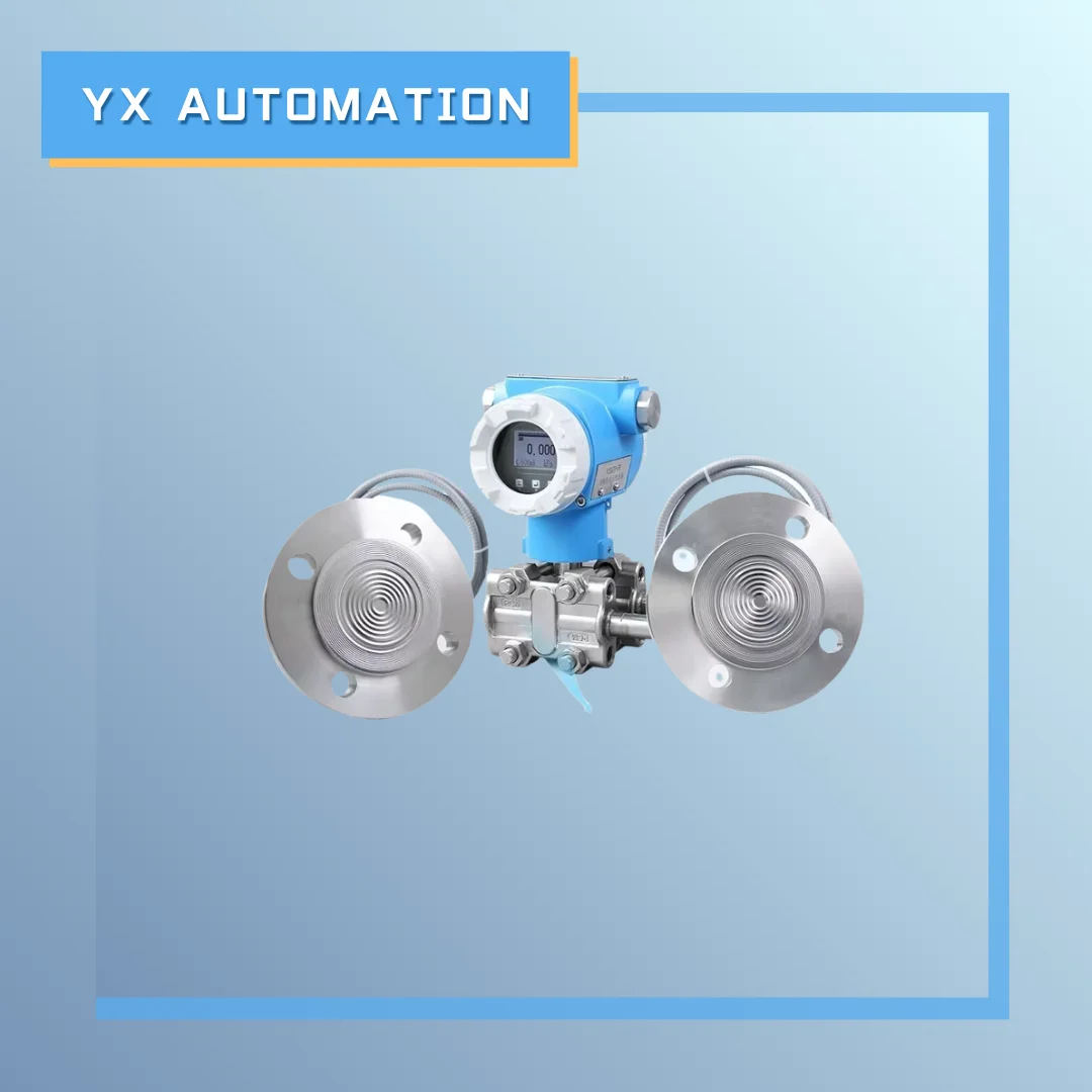 DN25 DN50 Double Flange Diaphragm Pressure Transmitter 316L Stainless Steel Explosion-Proof Liquid Level Gauge 2m 3m Capillary