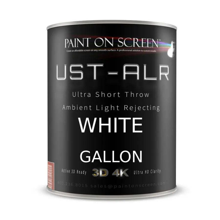 

Projector Screen Paint with Ambient Light Rejection for Superior Image Quality in High Ambient Light Environments Achieves Pict