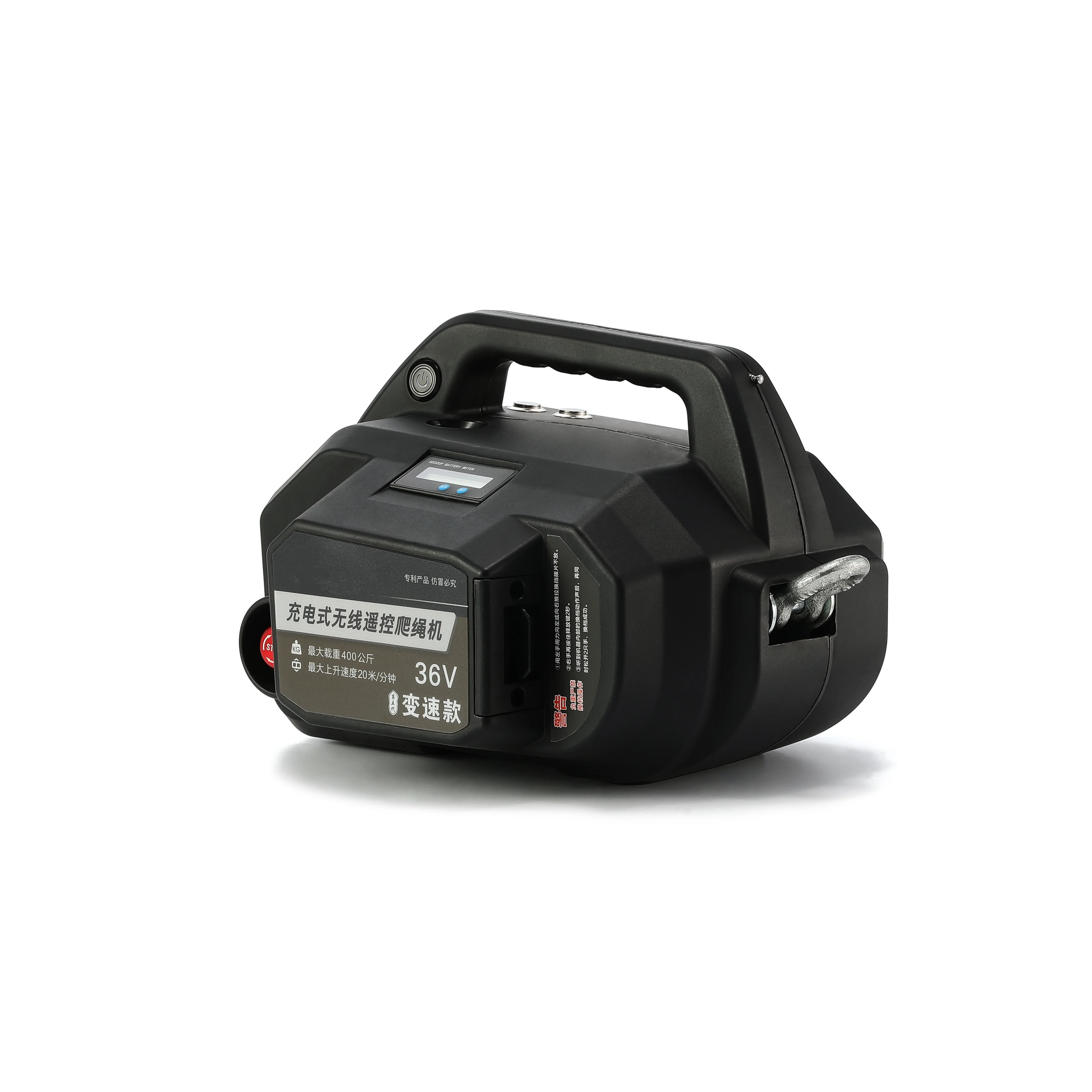 New Model Electric Rope Climbing Machine  36V 400KG Variable Speed Type 20M/Min 7M/Min Electric Hoist With Emergency Stop