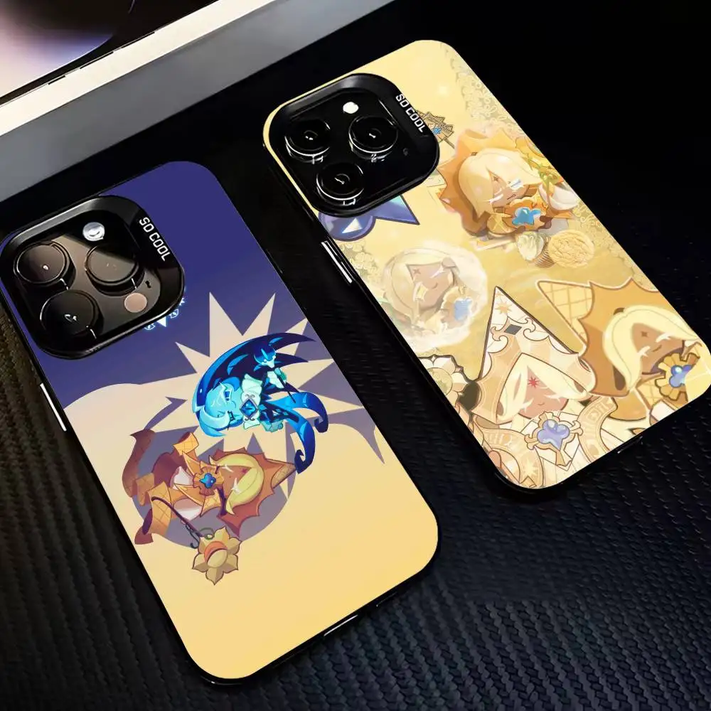 

C-Cookie R-Run K-KingdomS Phone Case For iPhone 17,16,15,14,13,12,11 Plus,Pro Max,XS,Colorful Silver Phone case Funda Cover