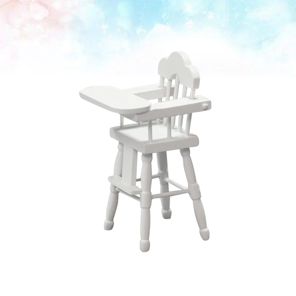 Baby High Chair Toys Table Seat Mold Kids Toddler Feeding Highchair Wood Dining Chairs