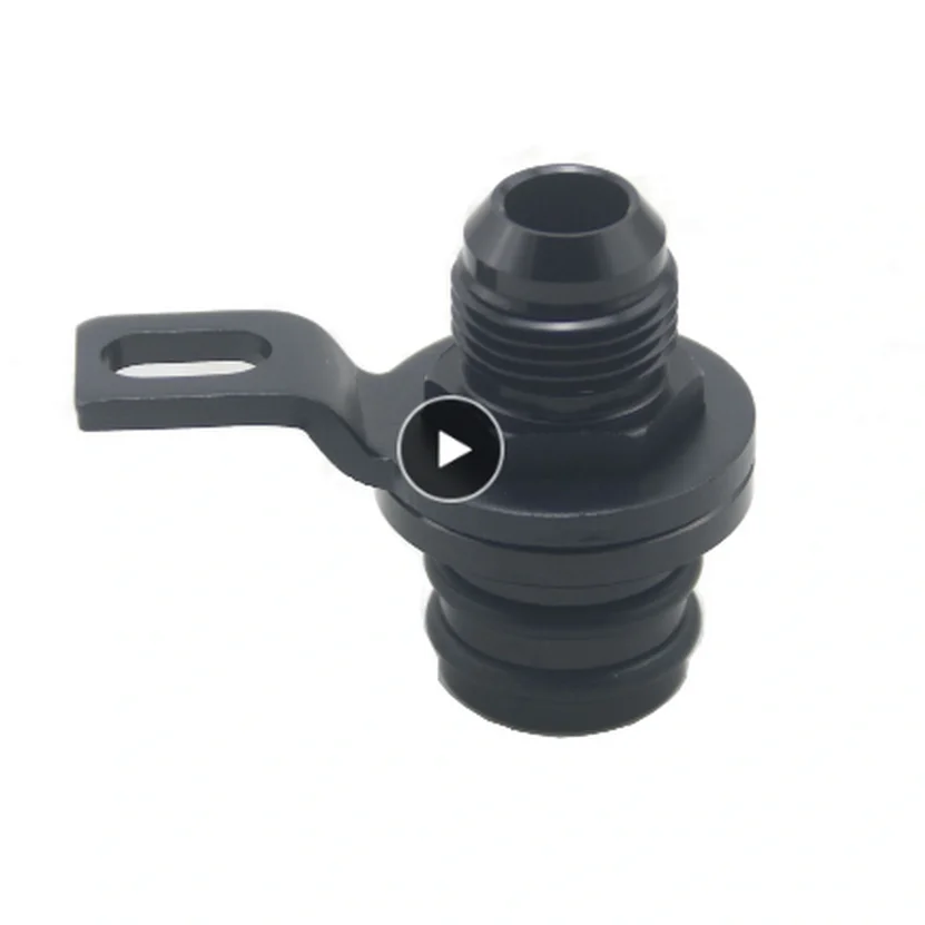 New Black Fittings Block Plug Adapter Breather Fittings To AN10 Suit For Honda Acura D Series D15 D16