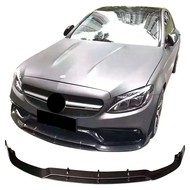 

New Design Arrivals Car Body Kit Universal Accessories Carbon Front Bumper Lip For Benz W205