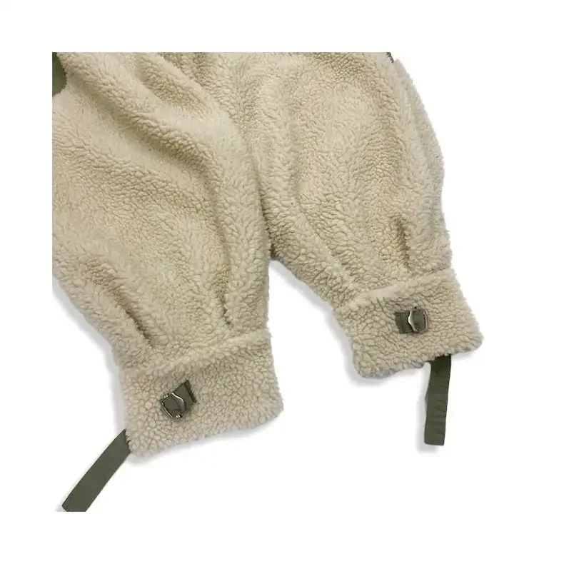 KAPITAL Повседневные брюки-карго с отделкой Sherpa