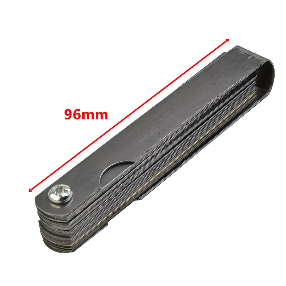 High Quality Feeler Gauge Ruler Metric Ruler SAE Thickness Gauge Woodwork 32 Blade Feeler Gauge Measuring Gauge