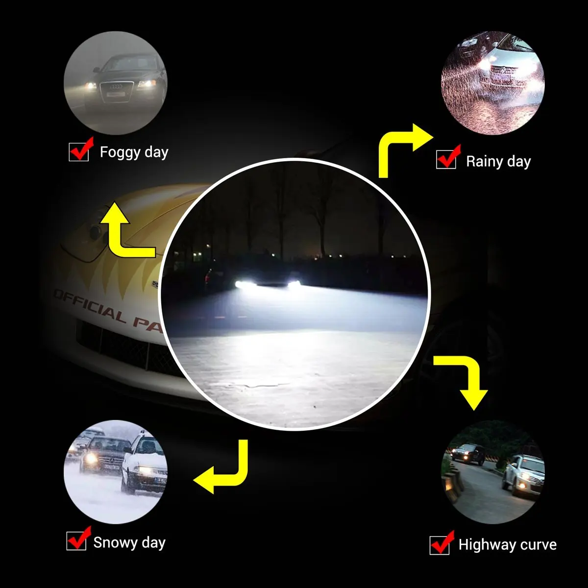 #70G Car Auto Headlight Fog Light Sensor Control Module For Golf Mk5 6,Car light sensor,(Plastic)