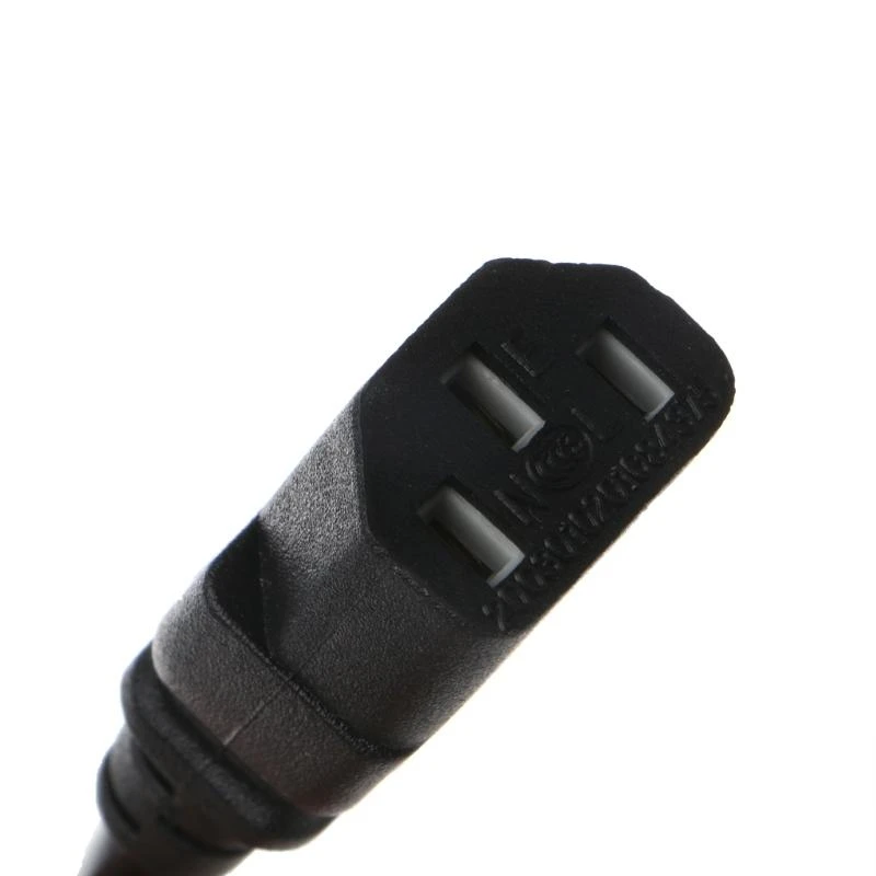 1,5 m C13 IEC 320 Kettle Europejski 2 -pinowy AC Okrągły wtyczka do wtyczki zasilająca