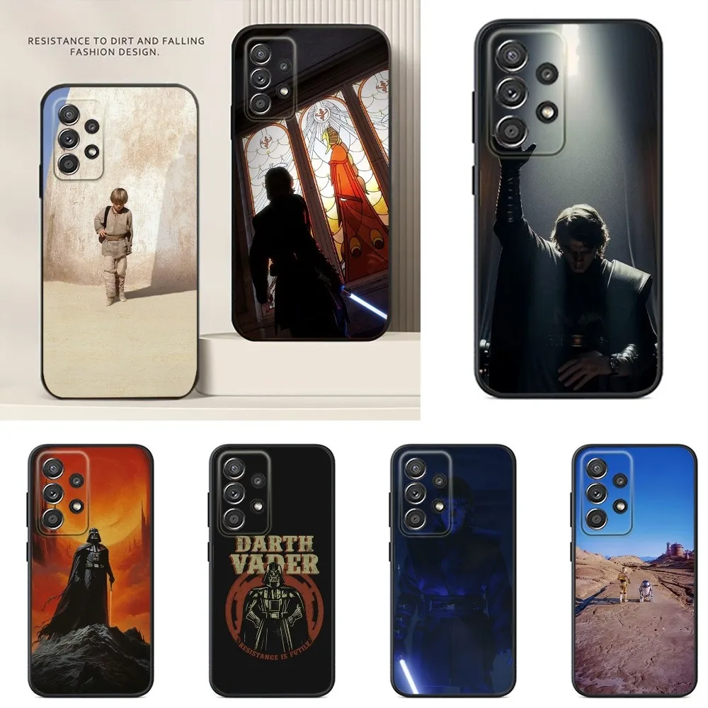 Phone Case For Samsung S24,S23,S22,S21,S20,S10,S10E,S9 Ultra Plus FE Note 20 Ultra 10 9 Plus Case A-Anakin S-Skywalker