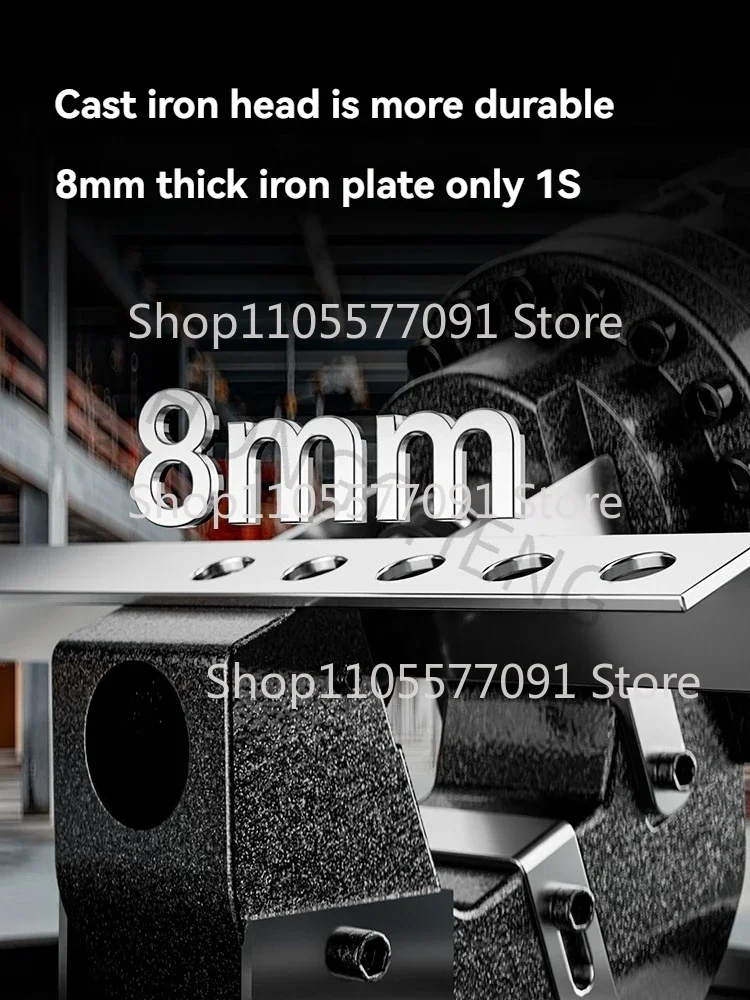 Angle Iron, Angle Steel Punching Machine Hydraulic Punching Machine Portable Channel Steel, Stainless Steel Punching Machine