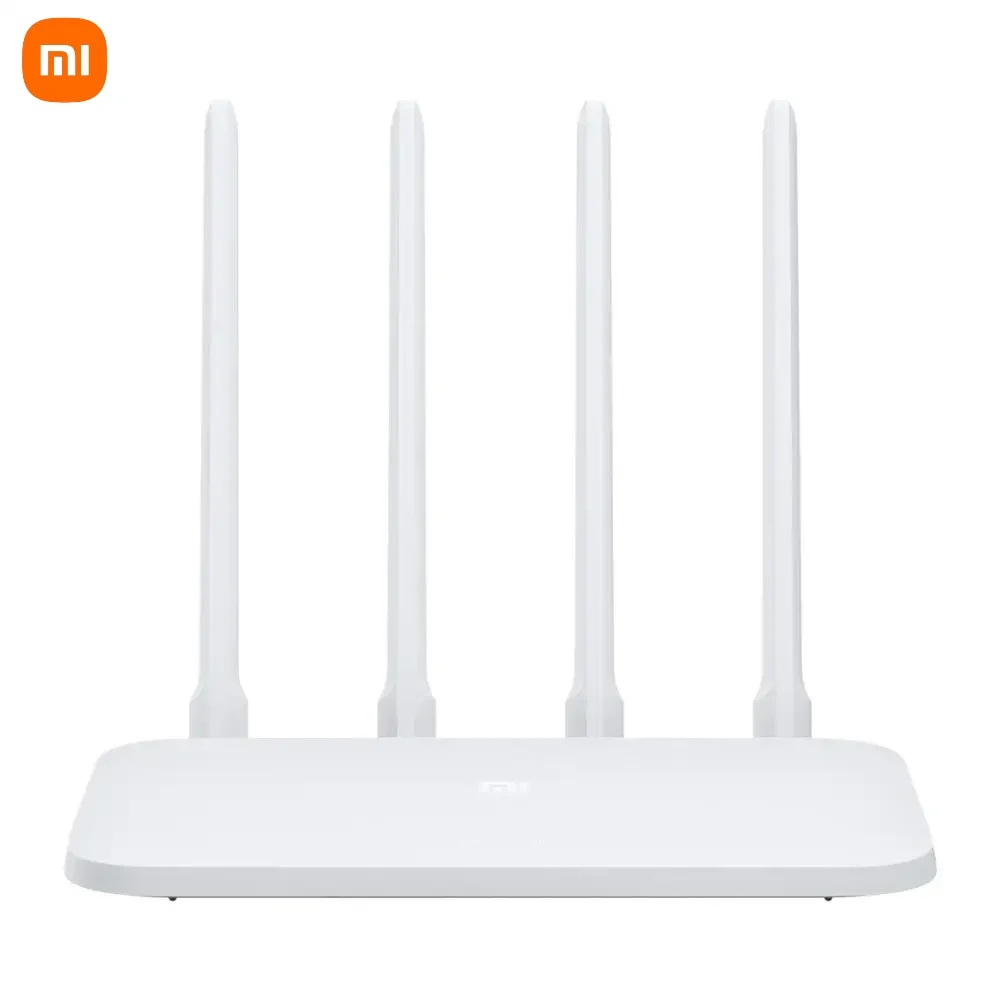 Original Xiaomi Mi WIFI Router 4C Roteador APP Control 64 RAM 802.11 b/g/n 2.4G 300Mbps 4 Antennas Wireless Routers Repeater