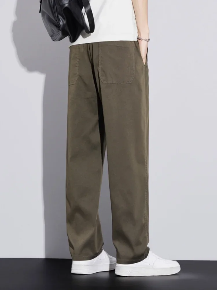 ليوسيل رقيقة جدا سراويل تقليدية الرجال فضفاضة مرنة الأعمال الربيع الصيف السراويل تنفس مستقيم الكورية موضة الذكور السراويل #6