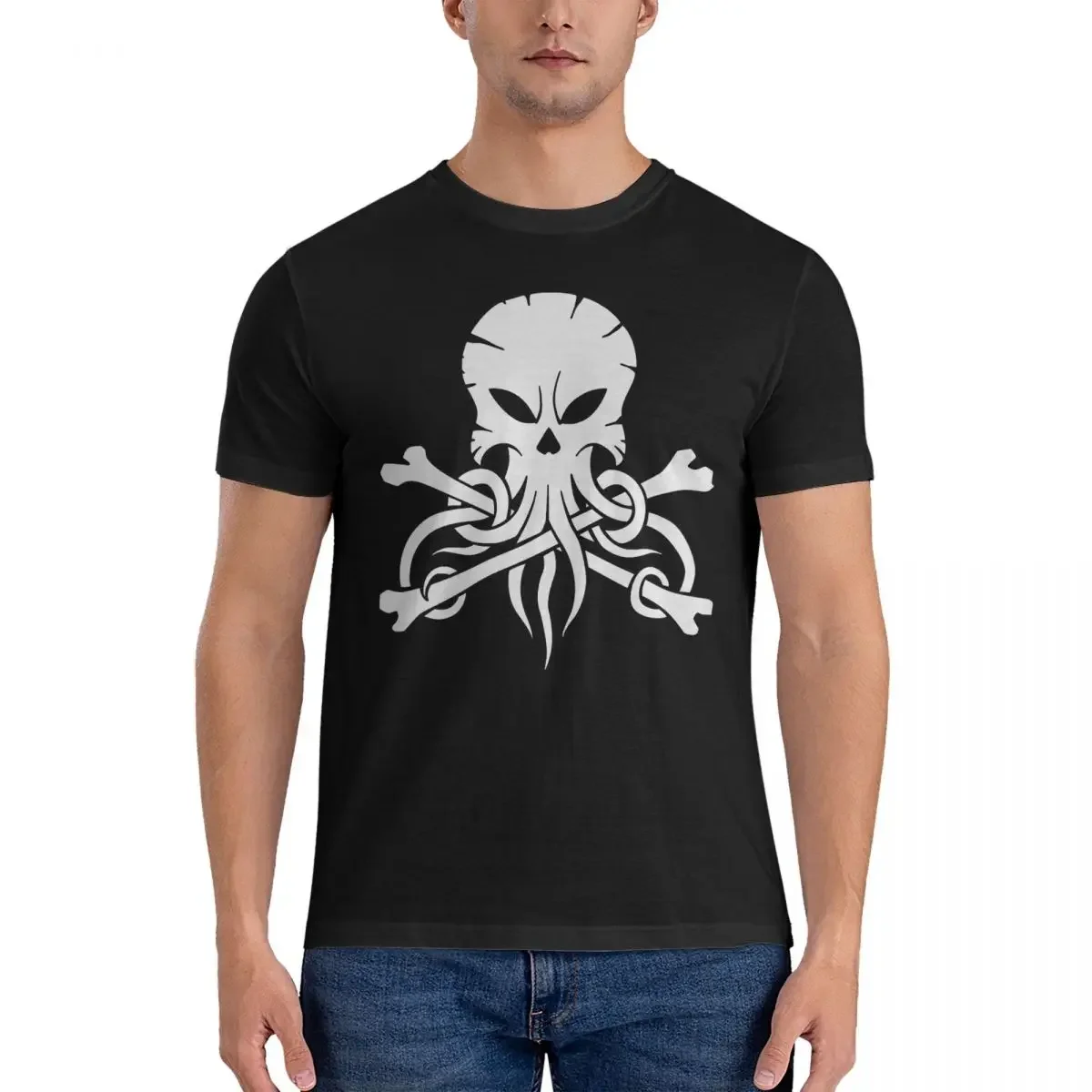 Alestorm Tees Short Sleeve Tops Gift Idea heavyweight fashion 2024 Squid T Shirt for Men Pure Cotton Cool T-Shirts Round Collar