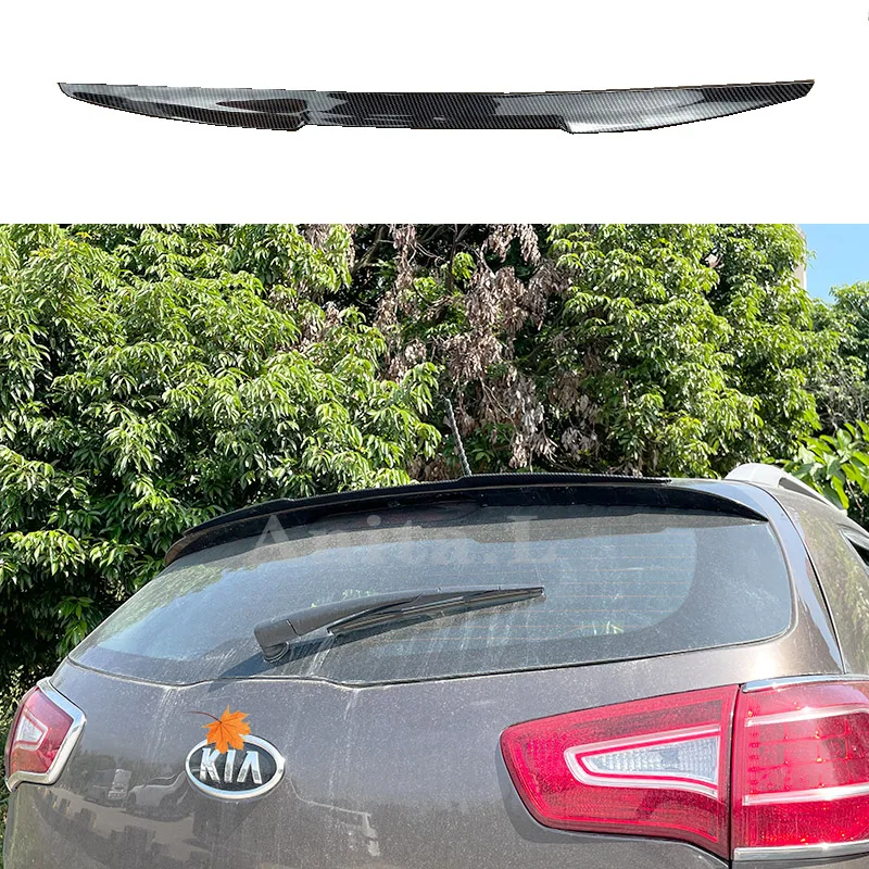 

For Kia Sportage R 2011 2012 2013 2014 2015 Rear Roof Spoiler Hatchback M4 Style PU Plasrtic Rear Tail Wing Decorate Accessories