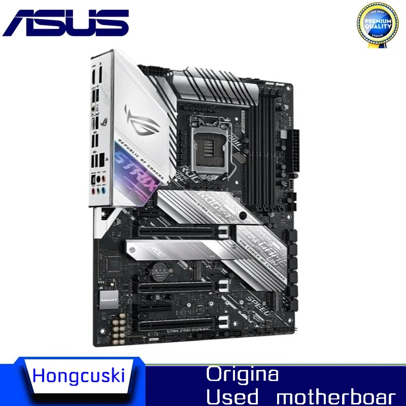 For Asus ROG STRIX Z490-A GAMING Original Used Desktop for Intel Used Z490 DDR4 PCI-E 3.0 Motherboard LGA 1200 USB3.0 SATA3