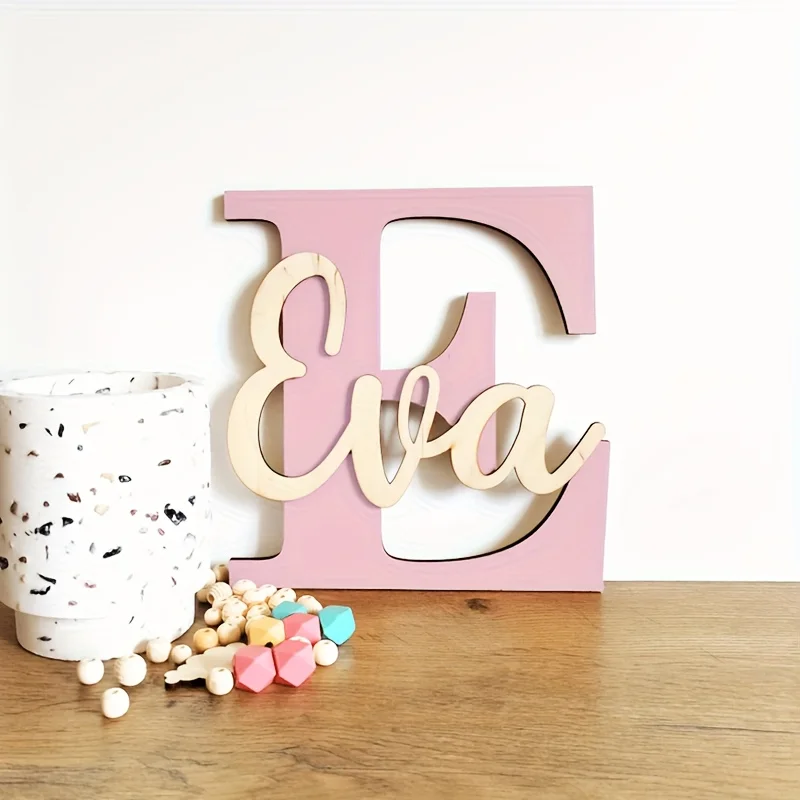Personalized uppercase letters A-Z for customization, multiple creative decorations for custom surname name tags, perfect gifts