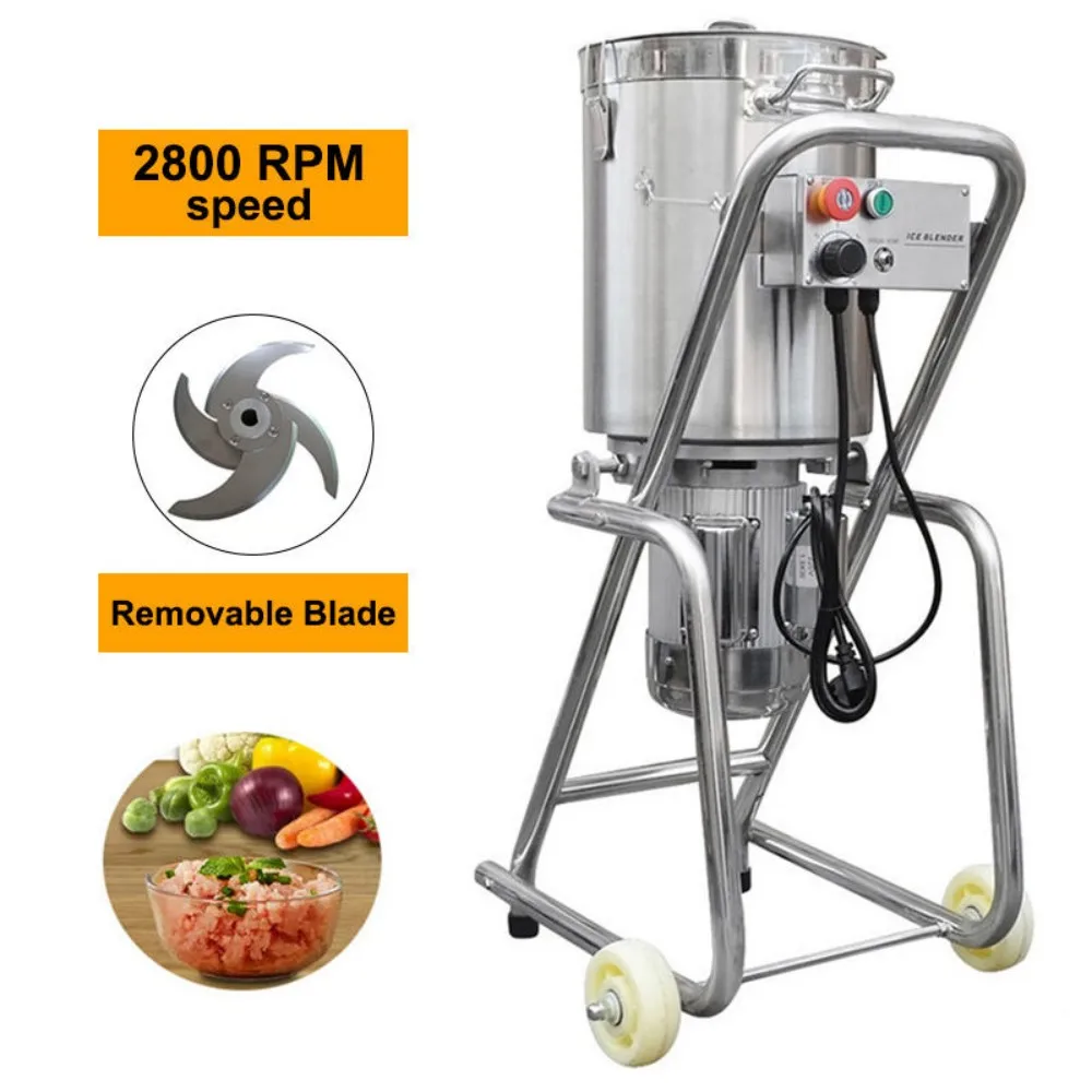 

Mobile Multifunctional Vegetable Chopper 25L 32L - Commercial Food Processor for Fruits, Electric Shredder Dicer