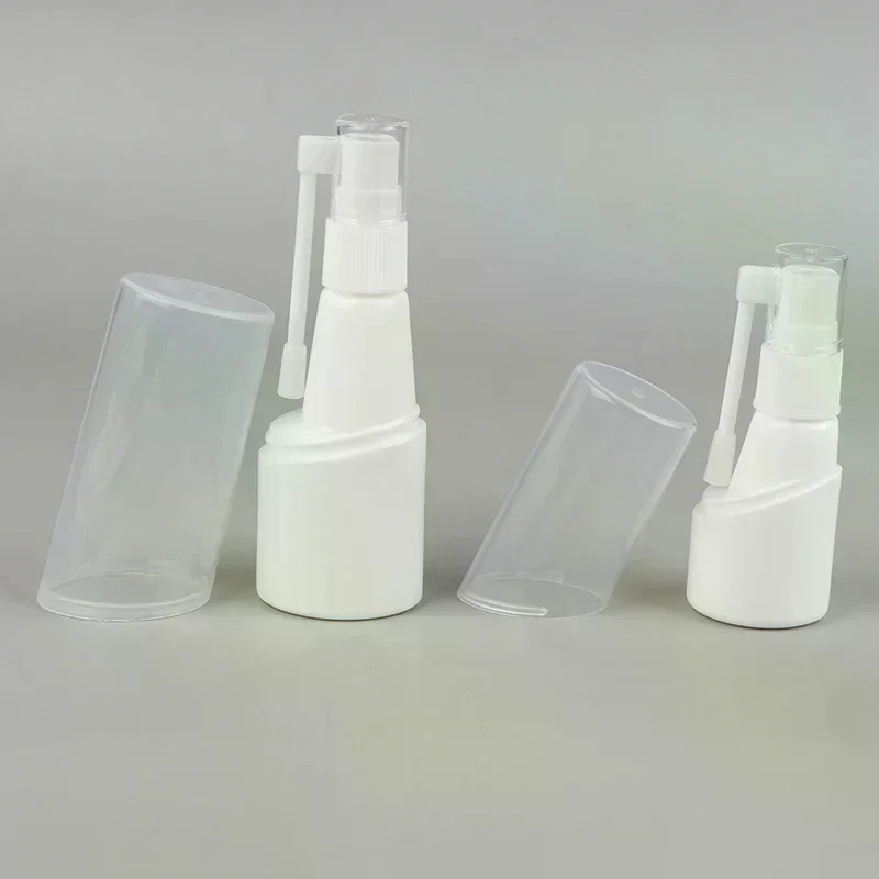 Botella pulverizadora basculante de 25/50ml, botella con bomba de nariz de elefante, botella lateral, botella de plástico para líquidos, rotación separada, embotellado en aerosol 360