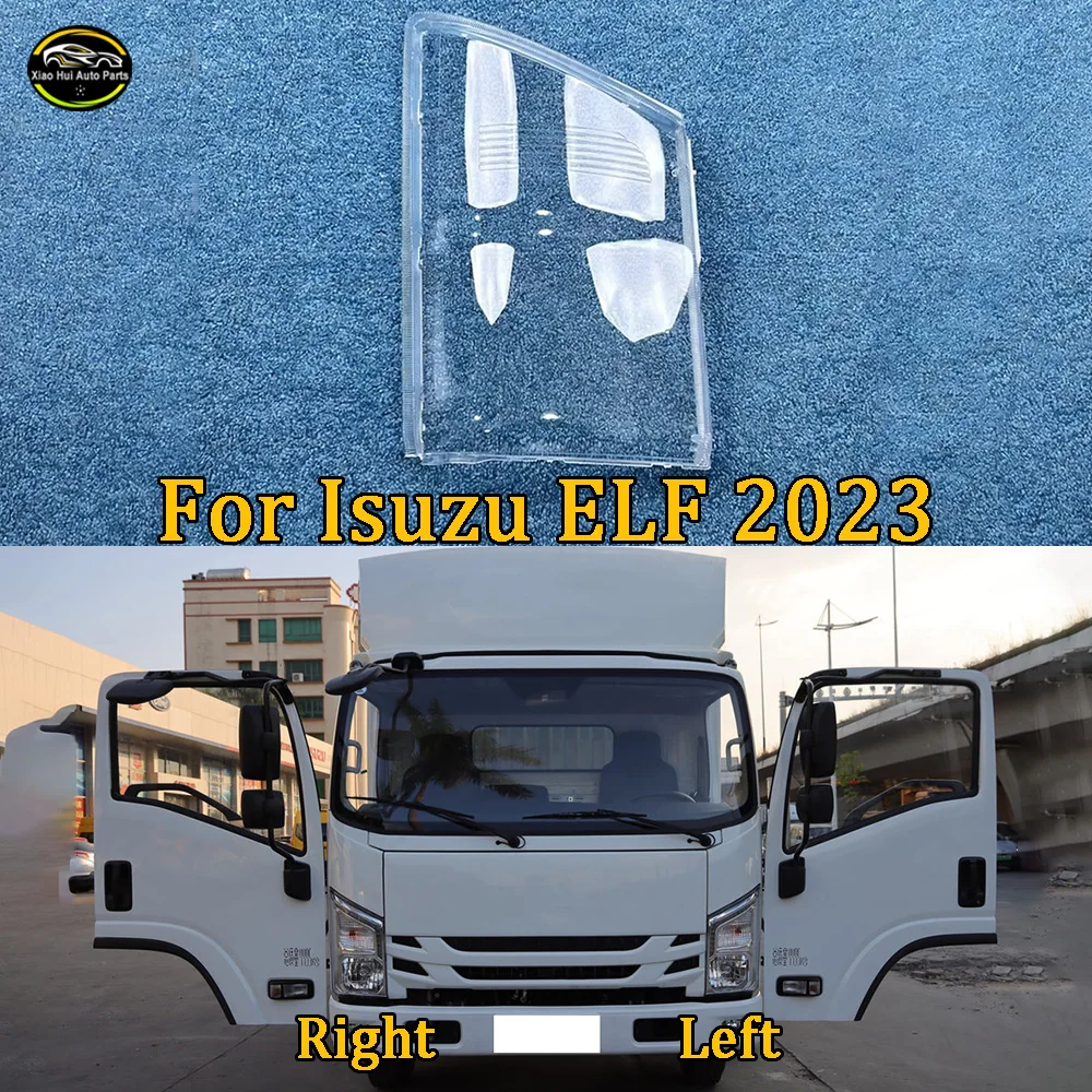 Headlight Lens For 2023 Isuzu ELF Car Head Light Lamp Caps Headlamp Shell Transparent Lampshade Lampcover Headlight Cover