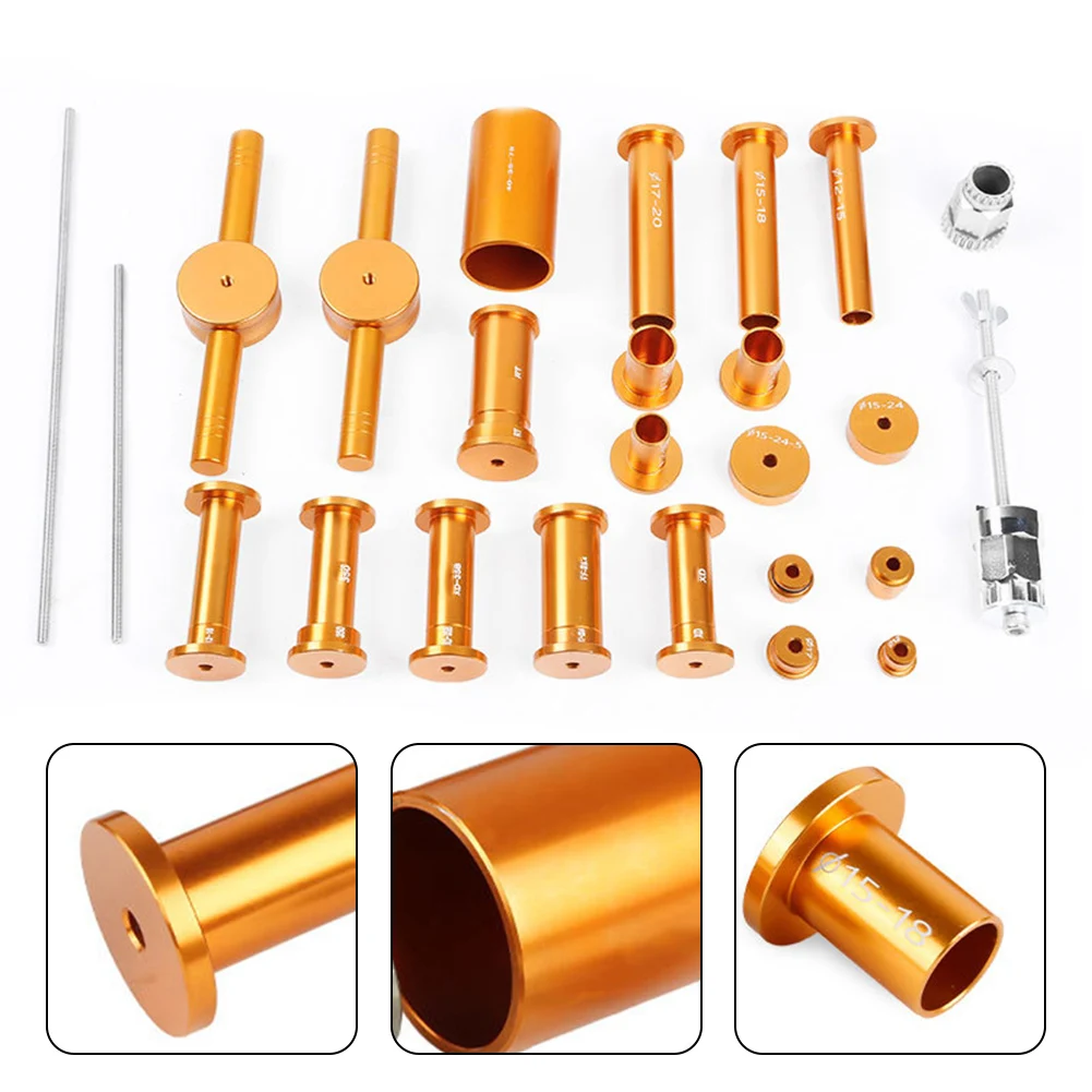 Bearing Loading Set Bicycle Bearing Press For Bicycle Repair CNC Machining Process Press-out Tool For Bearing Disassembly