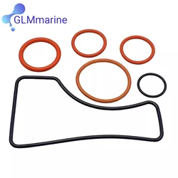 6pcs/set 16755Q1 Bell Housing Installation Gasket Seal Kit for Mercury MerCruiser Bravo I II III Drives 16755T 1