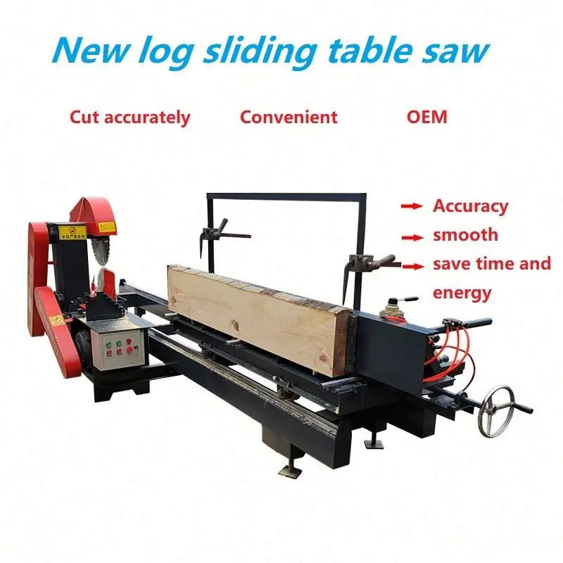 Veneer Lathe Machinery Wood Band Saw  Sliding Panel  Machine