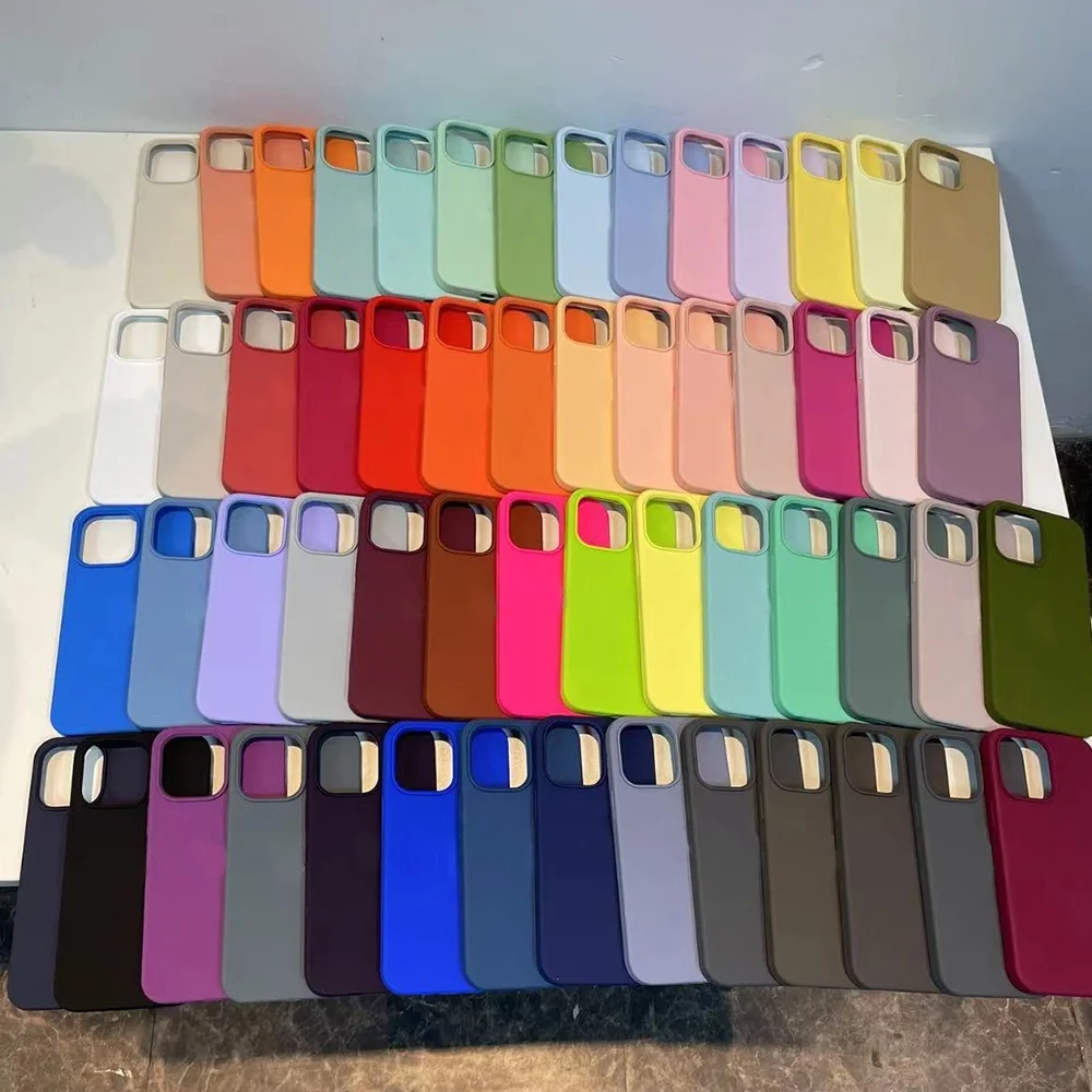 Liquid Silicone Phone Case For iPhone 17 Pro Max 16 13 15 14 12 Pro Case for iPhone 17 16 13 Pro Max 14 15 With Box Soft Cover