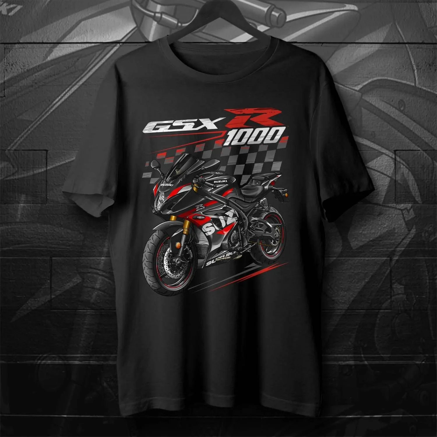 

2017-2024 Models Japanese GSX-R 1000 Motorcycle T-Shirt 100% Cotton O-Neck Short Sleeve Summer Casual Mens T-shirt Streetwear