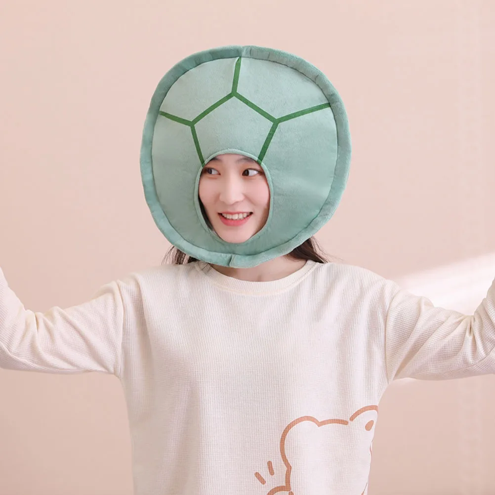 

Funny Tortoise Shell Hat Adorable Animal Headwear for Costume Party Cosplay Gift Bright Novelty Hat for Festival Decoration
