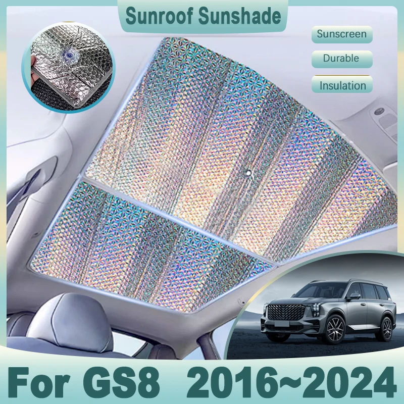 

Car Sunroof Sunshades For Trumpchi GS8 2016~2024 Heat Insulation Anti-UV Sunscreen Skylight Sun Visor Accessories 2023 2022 2021