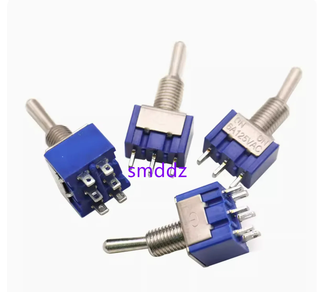 5pcs   Single/Dual Rocker Switch MTS-102/103/202/203 3-pin/6-pin Two/Three speed