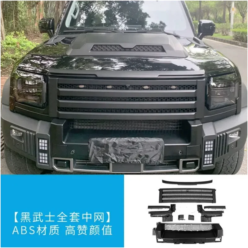 Car Front bumper Grill For Chery JETOUR T2 modified ABS Mask net Radiator bottom Grille body Kit Car Accessories