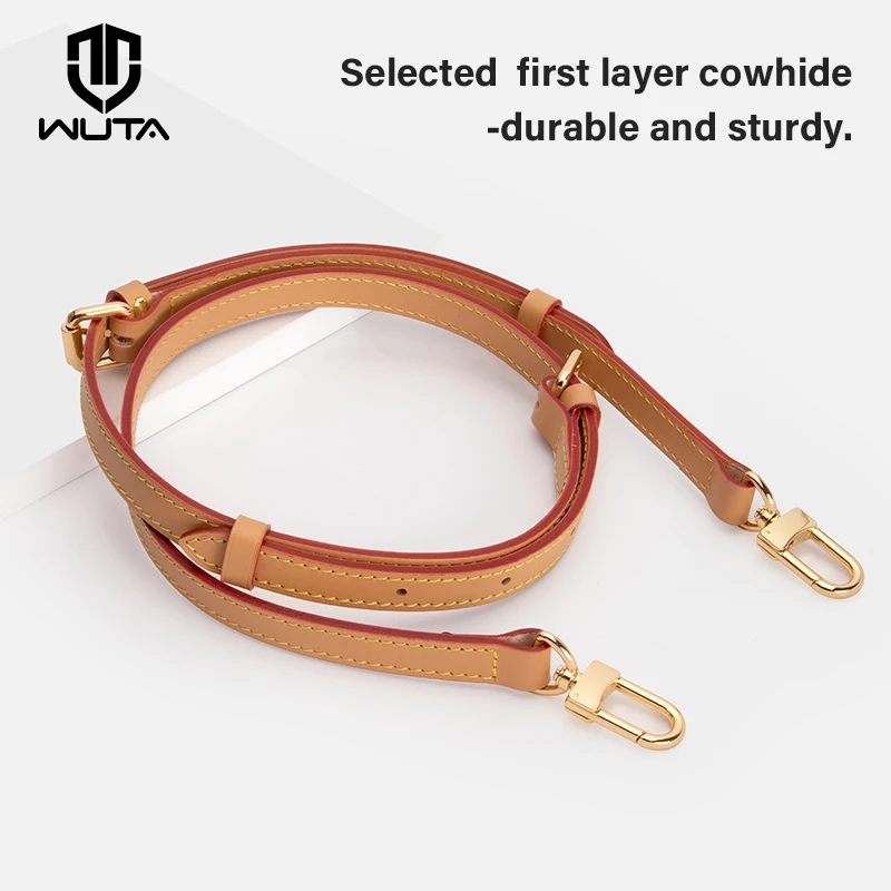 WUTA Genuine Leather Bag Strap Replacement For LV Diane Bag Crossbody Handbag Long Adjustable Shoulder Belts DIY Bag Accessories