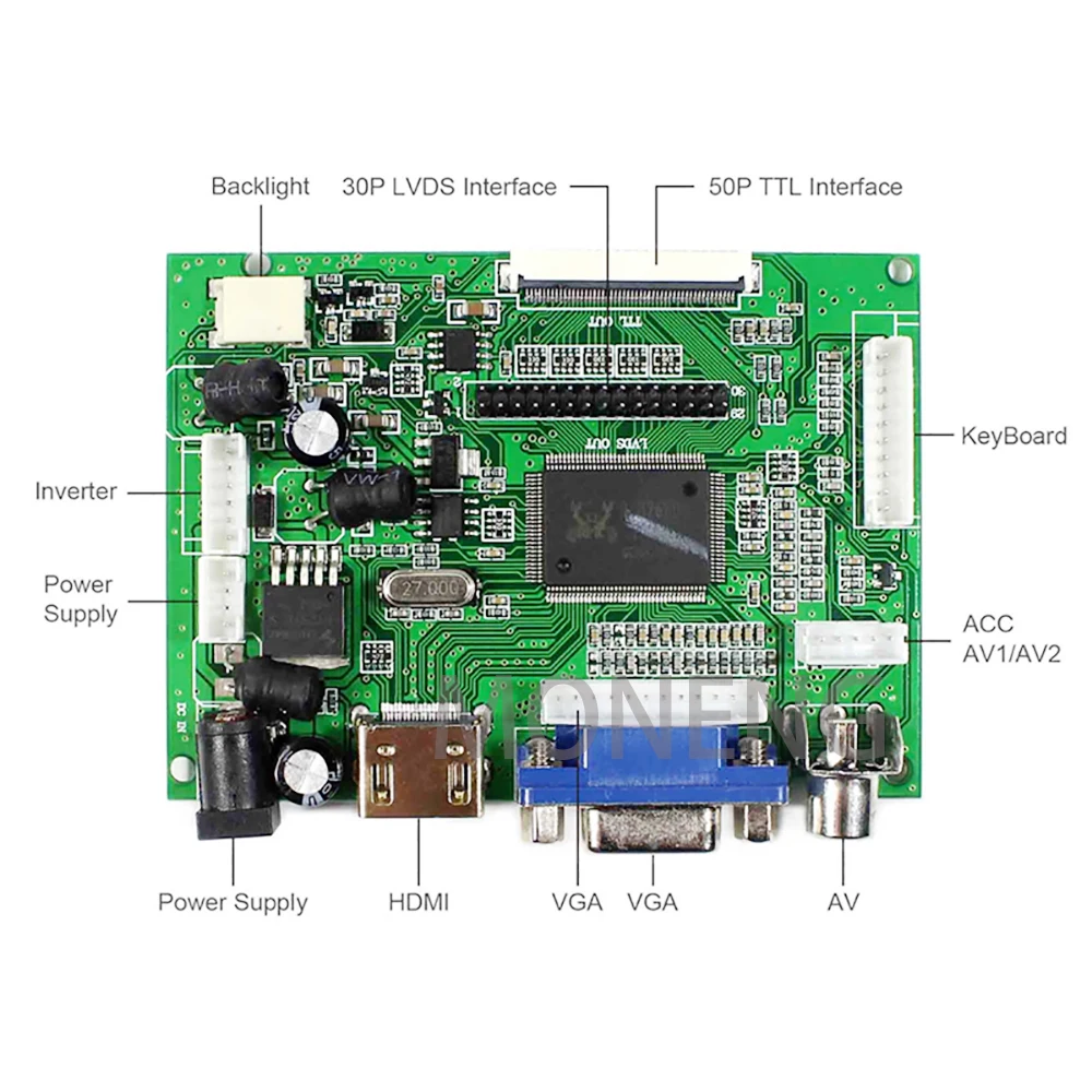 Display LCD da 8 pollici HJ080IA-01E HE080IA-01D HE080IA-01 F 1024*768 LCD con + pannello di monitoraggio della scheda driver di controllo HDMI VGA