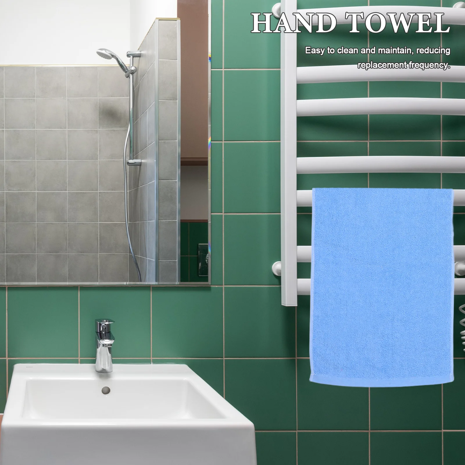 

3Pcs Cotton Jacquard Hand Towels Soft Absorbent Compact for Face Hands Bathroom Towels Face Washcloths