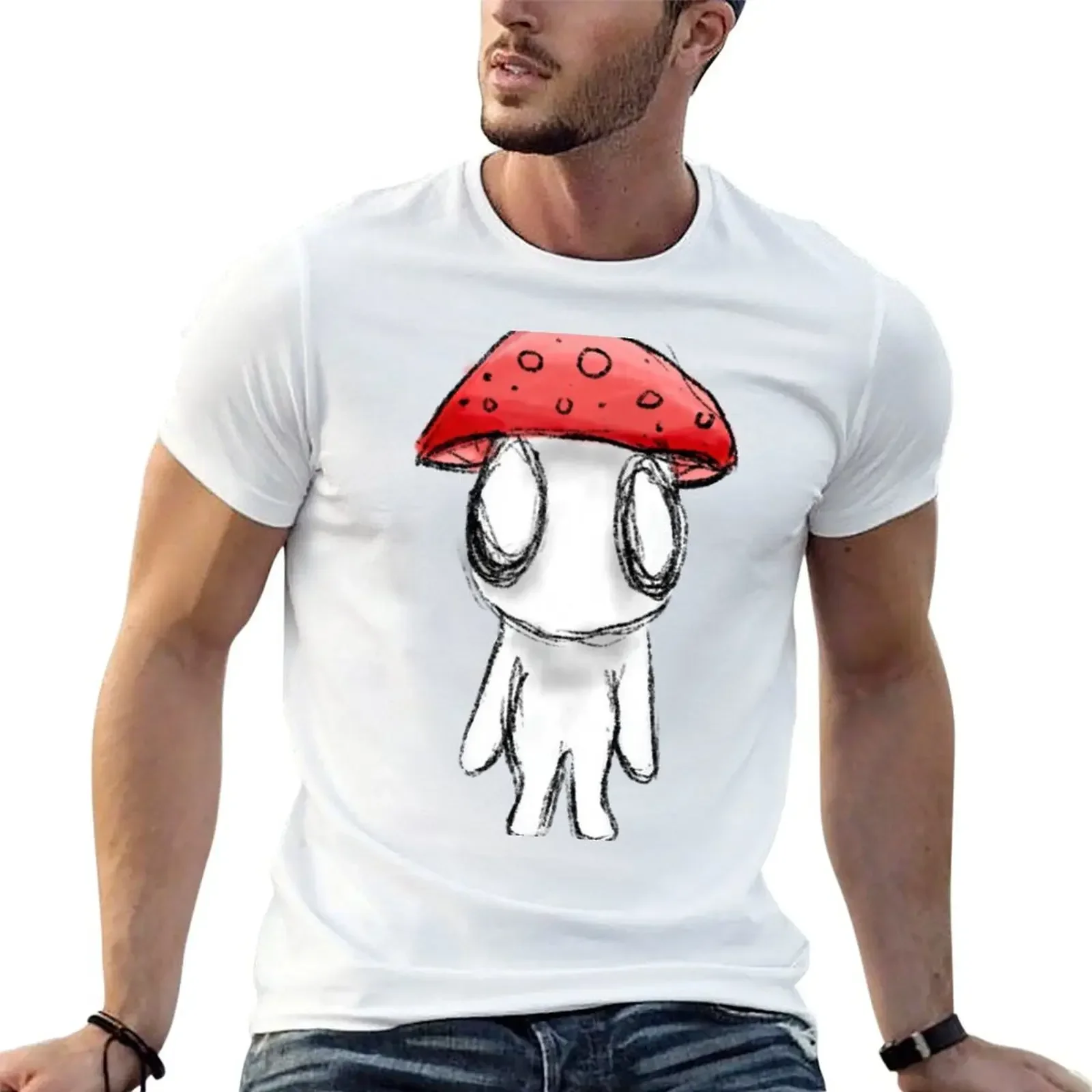 

Little Mushroom Lad T-Shirt cheap stuff summer clothes t shirt for men