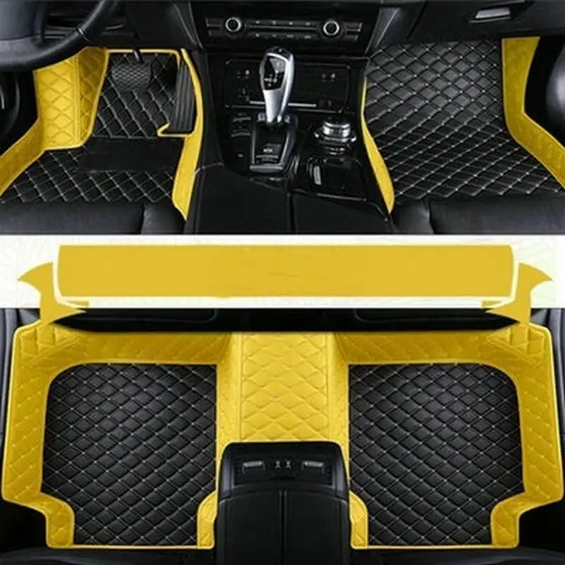 Custom Car Floor Mats For VW GOLF 6 7 8 Auto Foot Pads Carpet Cover Accessorie