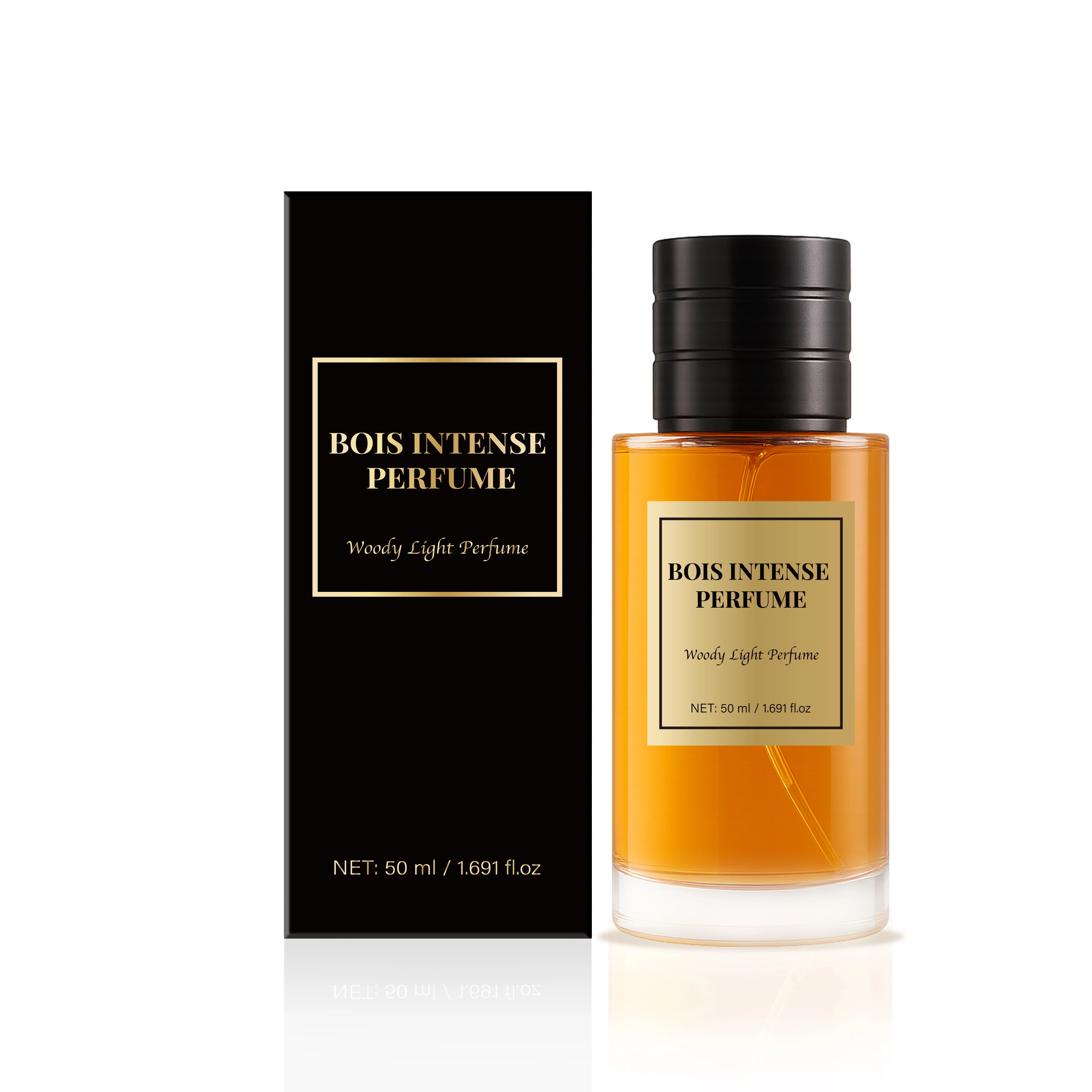 Bois Intense Eau de Parfum 50 ml für Herren mit holzigen Noten von Iris, Weihrauch und Honig. Luxuriöser, langanhaltender Duft._voghion.com