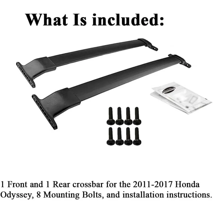 BRIGHTLINES قضبان متقاطعة رفوف السقف قضبان الأمتعة لاستبدال 2011-2017 هوندا أوديسي تصميم متين من سبائك الألومنيوم مع ارتفاع #4