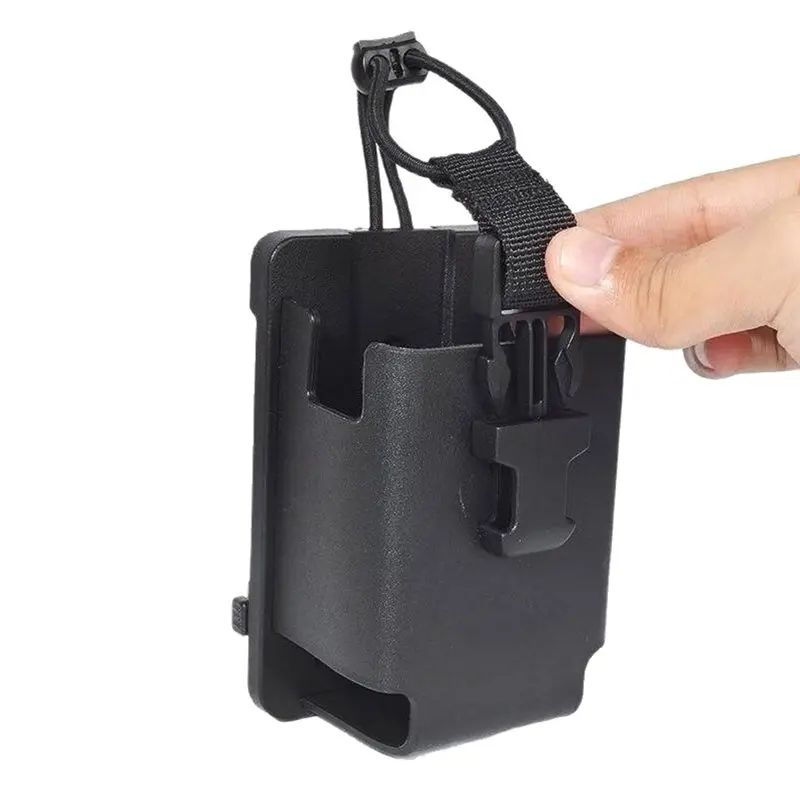B92B-Duty Belt Radio Holster, Compact Quick-Release Walkie Talkie Holder For Tactical Vest For Adventurers, First Responders