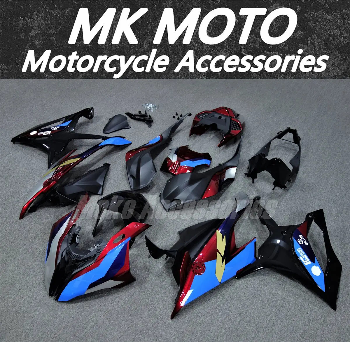 Fairings Kit Fit For M1000RR S1000rr 2019 2020 2021 2022 Bodywork Set 19 20 22 High Quality Injection Red White Blue