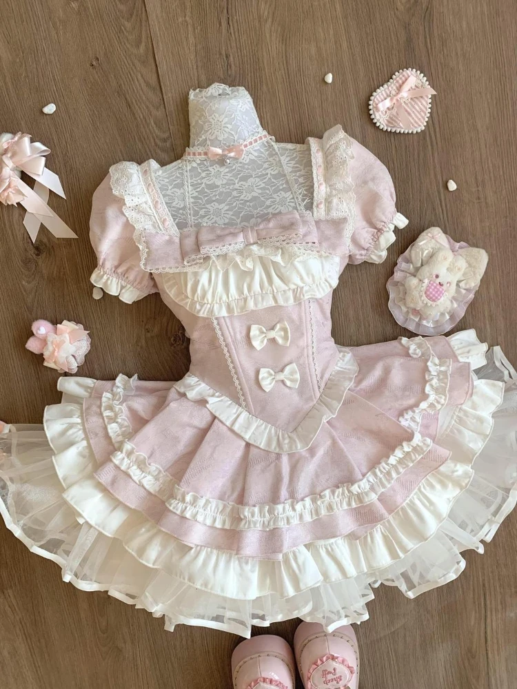 Summer Sweet Kawaii Lolita Mai - Embroidery Apron 评论和价格