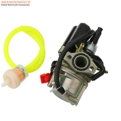 Scooter 17mm Carburetor For Honda Dio 50 AF24 AF30 TACT 50cc Elite SA50 NB50 TG50M Gyro Carb  2T