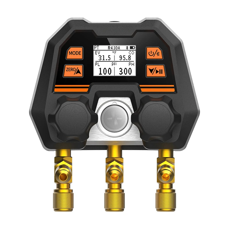 snow refrigerant digital fluorine adding gauge DMG-4B electronic pressure gauge